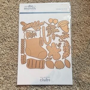 Spellbinders Stocking Full of Joy Die Set